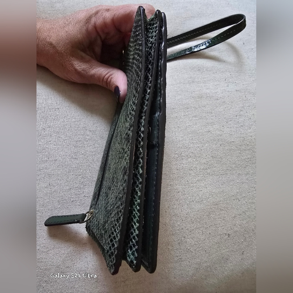 Coach Snakeskin/ Python Textured Wallet/ Wristlet… - image 5